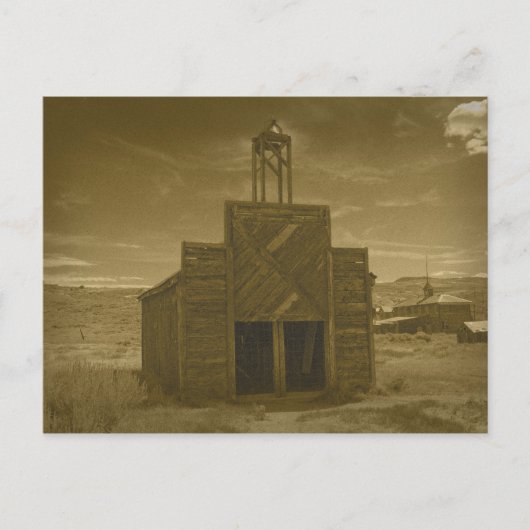 Bodie Firehouse Sepiatone Post Kaart (Voorkant)