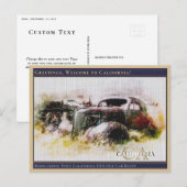 Bodie Ghost Town California USA Old Car Rusty Pos Briefkaart (Voorkant / Achterkant)