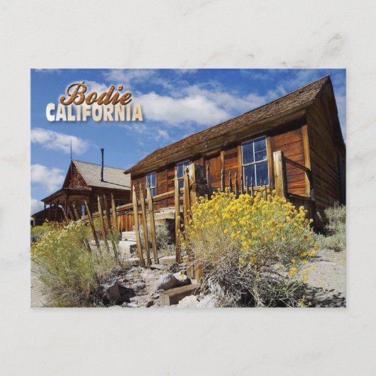Bodie Ghost Town, Californië Briefkaart (Voorkant)