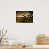 Bodie Ghost Town Sepia Poster (Keuken)