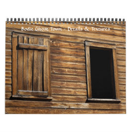 Bodie Ghost Town, textuur in details Kalender