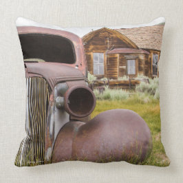 Bodie Ghost Town Verlaten Rusted Auto Sluiten Kussen