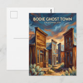 Bodie Ghost Town VS Briefkaart (Voorkant / Achterkant)