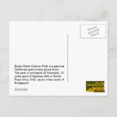 Bodie Ghost Town wijst de weg naar het Briefkaart (Achterkant)