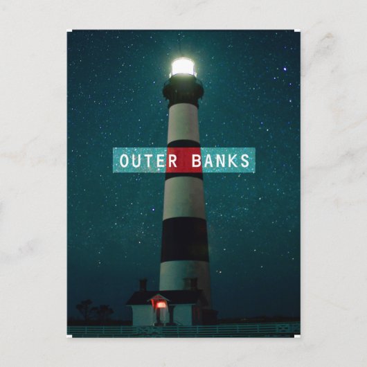Bodie Island Light. Briefkaart (Voorkant)