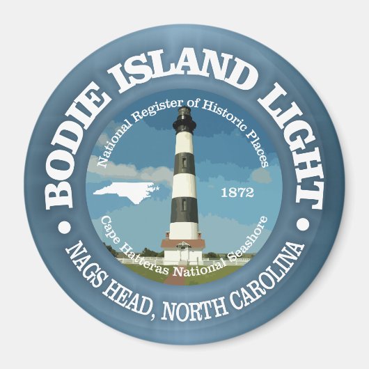 Bodie Island Light Magneet (Voorkant)