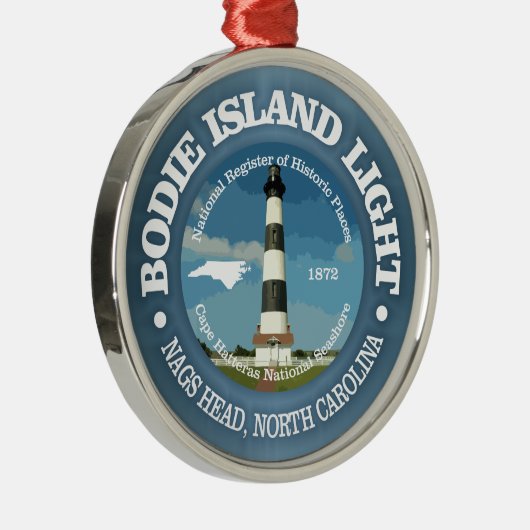 Bodie Island Light Metalen Ornament (Rechts)