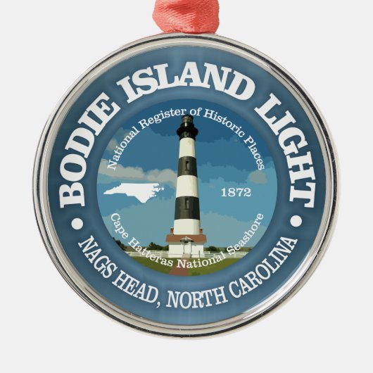 Bodie Island Light Metalen Ornament (Voorkant)