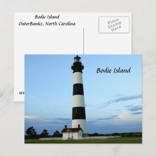 Bodie Island Lighthouse Briefkaart (Voorkant / Achterkant)