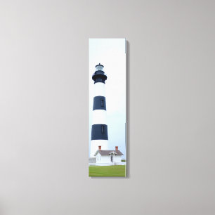 Bodie Island Lighthouse buitenkant Verticaal Canva Canvas Afdruk