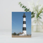Bodie Island Lighthouse Buitenste Banks NC Briefka Briefkaart (Staand voorkant)