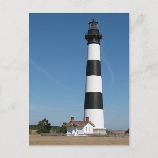 Bodie Island Lighthouse Buitenste Banks NC Briefka Briefkaart (Voorkant)