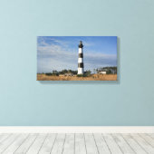 Bodie Island Lighthouse Canvas Afdruk (Insitu (Houten vloer))