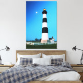 Bodie Island Lighthouse Canvas Afdruk (Insitu (Slaapkamer))