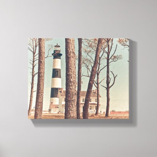 Bodie Island Lighthouse. Canvas Afdruk (Voorkant)