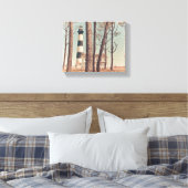 Bodie Island Lighthouse. Canvas Afdruk (Insitu (Slaapkamer))