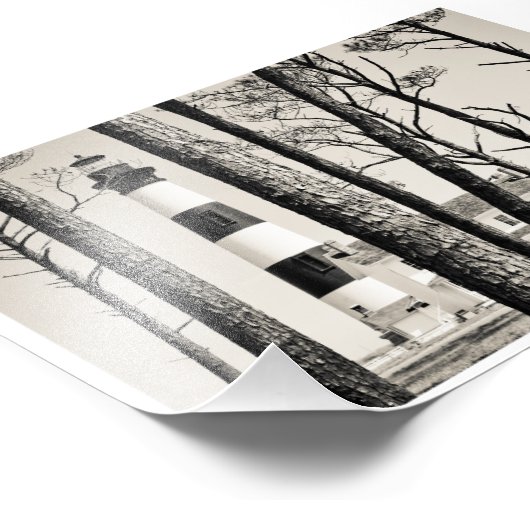 Bodie Island Lighthouse. Foto Afdruk (Hoek)