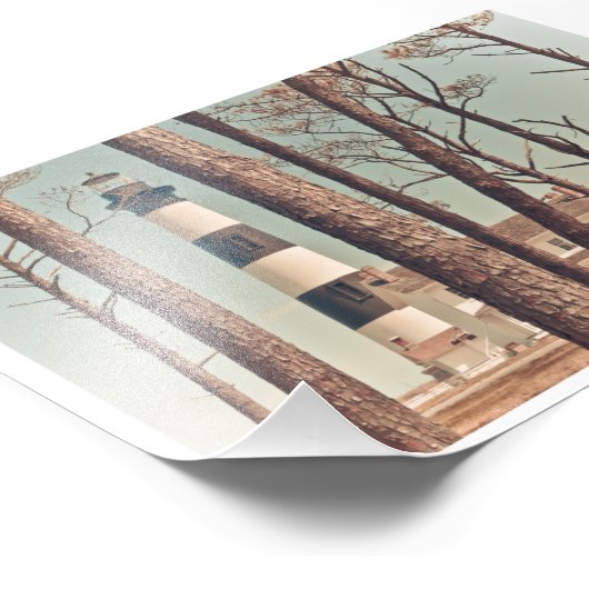 Bodie Island Lighthouse. Foto Afdruk (Hoek)