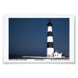Bodie Island Lighthouse. Foto Afdruk