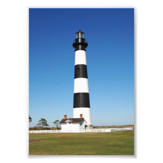 Bodie Island Lighthouse Foto Afdruk (Voorkant)