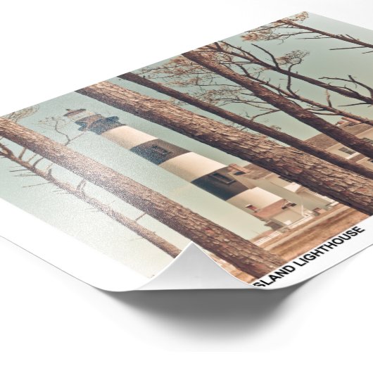 Bodie Island Lighthouse. Foto Afdruk (Hoek)