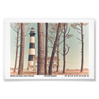Bodie Island Lighthouse. Foto Afdruk