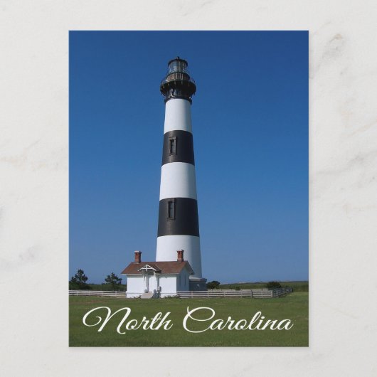 Bodie Island Lighthouse, Nags Head North Carolina Briefkaart (Voorkant)
