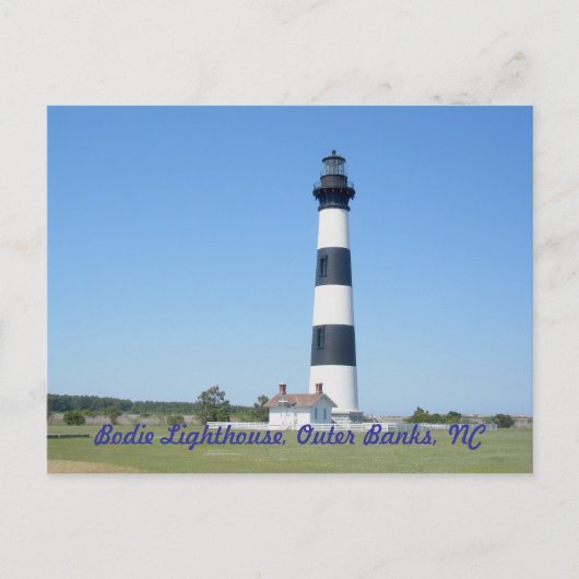 Bodie Island Lighthouse OBX North Carolina Briefkaart (Voorkant)