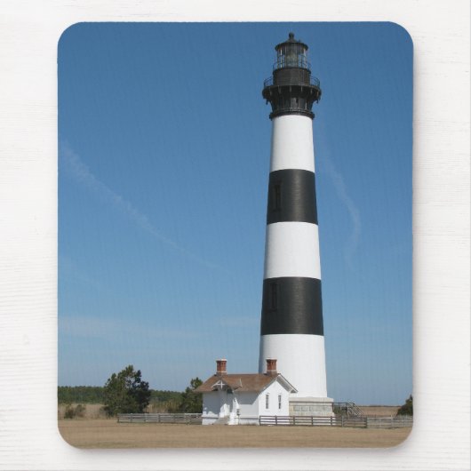 Bodie Island Lighthouse Outer Banks NC Mousepad Muismat (Voorkant)