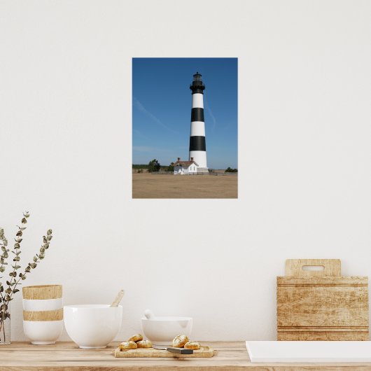 Bodie Island Lighthouse Outer Banks NC Print (Keuken)