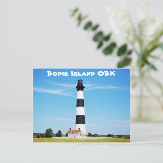 Bodie Island Lighthouse - Outter Banks, NC Briefkaart (Staand voorkant)