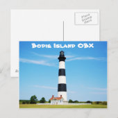 Bodie Island Lighthouse - Outter Banks, NC Briefkaart (Voorkant / Achterkant)