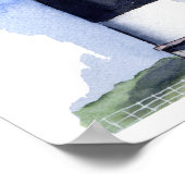 Bodie Island Lighthouse Painting Poster (Hoek)