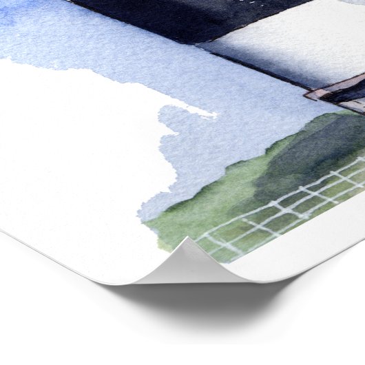 Bodie Island Lighthouse Painting Poster (Hoek)