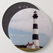 Bodie Island Lighthouse Ronde Button 6,0 Cm (Voorkant /achterkant)