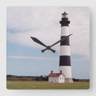 Bodie Island Lighthouse Vierkante Klok