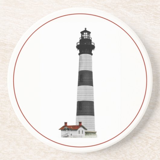 Bodie Island Lighthouse Zandsteen Onderzetter (Voorkant)