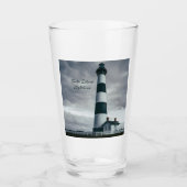 Bodie Island Lighthouse zwart-wit Glas (Voorkant)