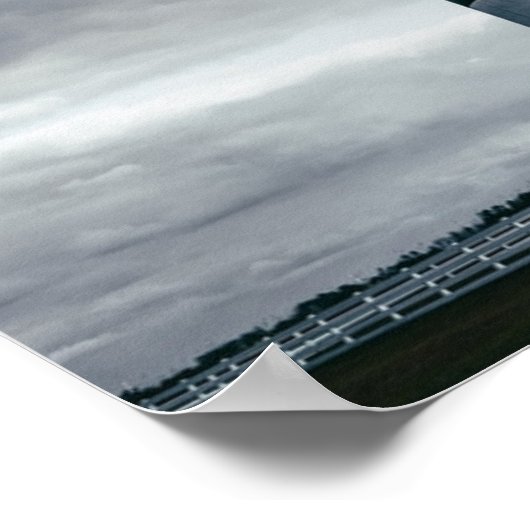 Bodie Island Lighthouse zwart-wit Poster (Hoek)