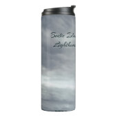 Bodie Island Lighthouse zwart-wit Thermosbeker (Gedraaid links)
