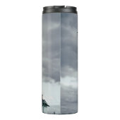 Bodie Island Lighthouse zwart-wit Thermosbeker (Achterkant)