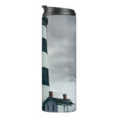 Bodie Island Lighthouse zwart-wit Thermosbeker (Geroteerd rechts)
