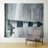 Bodie Island Lighthouse zwart-wit Wandkleed (In Situ (horizontaal))