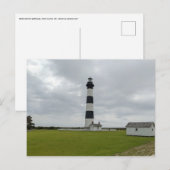 Bodie Island-vuurtoren Briefkaart (Voorkant / Achterkant)