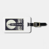 Bodie Island vuurtoren North Carolina Maan Bagagelabel (Voorkant horizontaal)