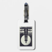 Bodie Island vuurtoren North Carolina Maan Bagagelabel (Achterkant verticaal)