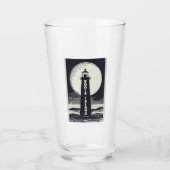 Bodie Island vuurtoren North Carolina Maan Glas (Voorkant)