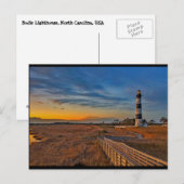 Bodie Lighthouse, North Carolina Briefkaart (Voorkant / Achterkant)