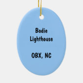 Bodie Lighthouse OBX NC Ornament (Achterkant)