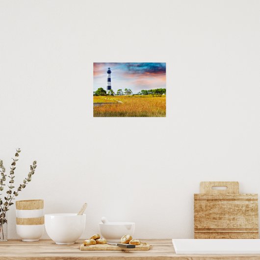 Bodie Lighthouse Outer Banks North Carolina Kunst Poster (Keuken)